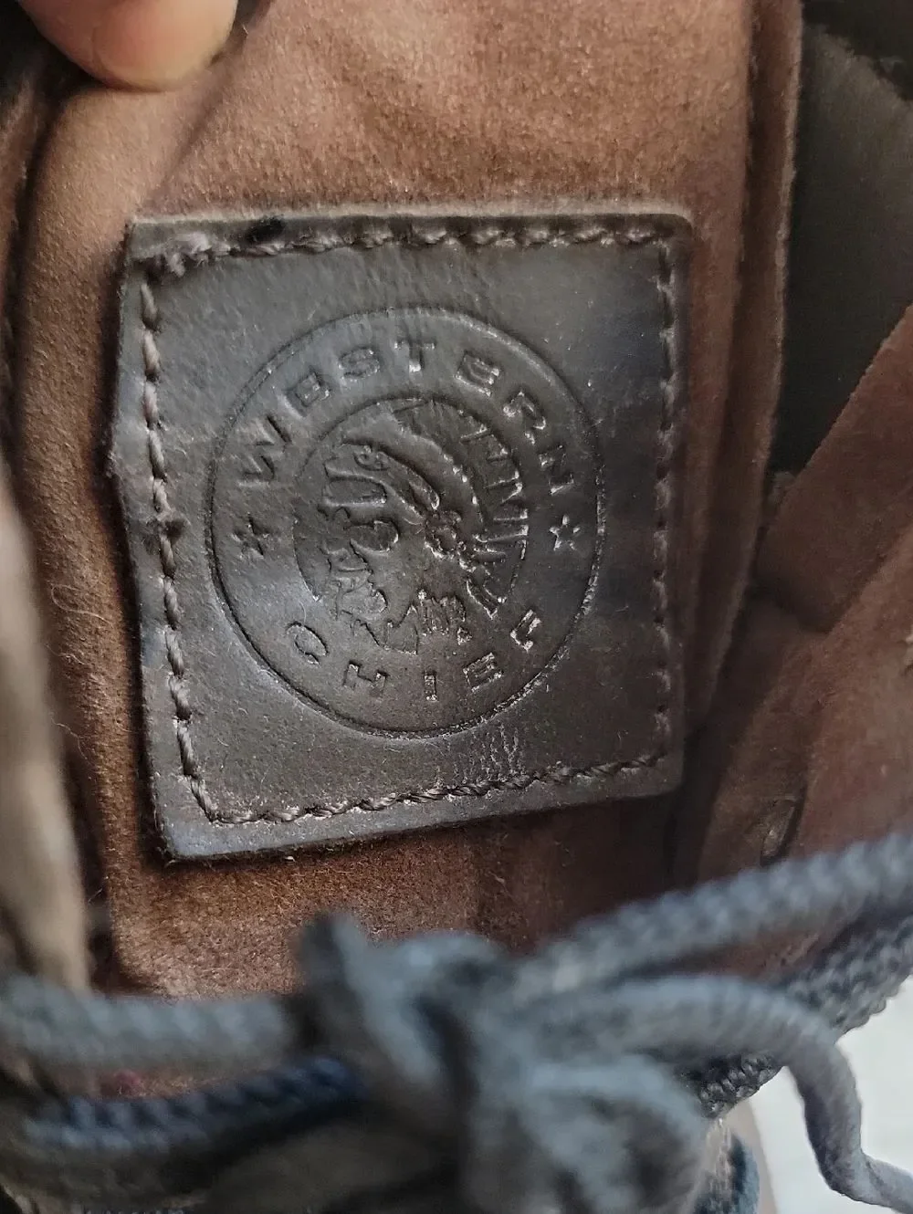 Western Chief Leather Men's Brown Lace-Up Work Boots Size 8.5